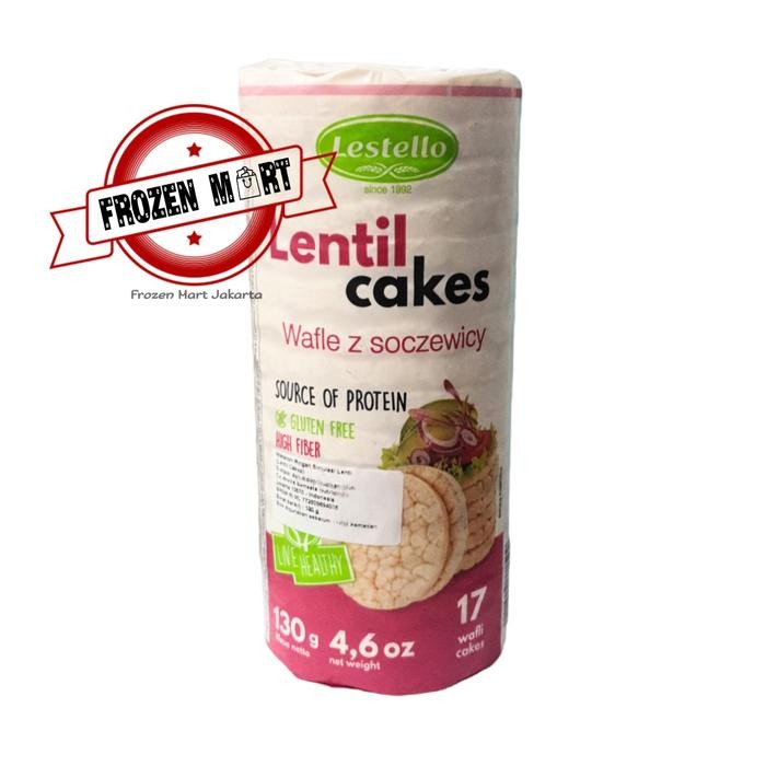 

EatFr3sh- LESTELLO Lentil Cakes Gluten Free / Snack Sehat Vegetarian 130Gr