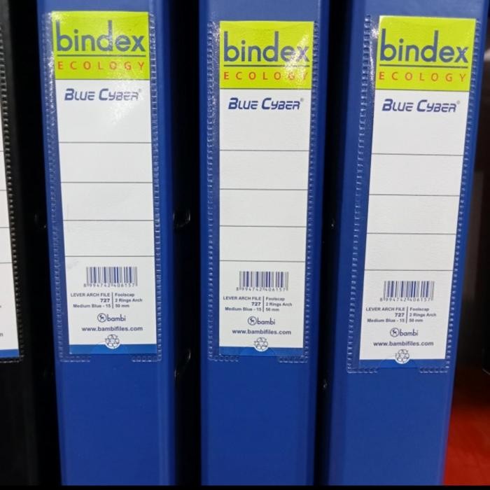 

Ordner Folio F4 50 Mm Bindex 727 Ecology Blue Cyber Per Dus Isi 12Pc