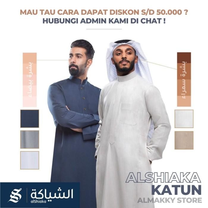 Fatir- ALSHIAKA CLASSIC Jubah Premium Gamis Pria Impor Saudi Rethobe Wol