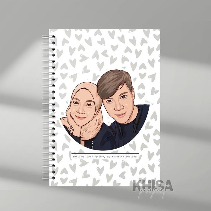 

No.OneBest- CUSTOM NOTEBOOK A5 SPIRAL ANIMASI 80 LEMBAR
