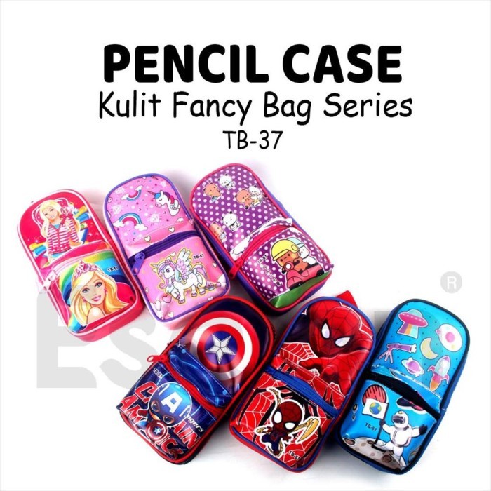 

No.OneBest- Kotak Pensil Kulit Karakter /Kotak Pensil Potrait 2 Resleting TB 57