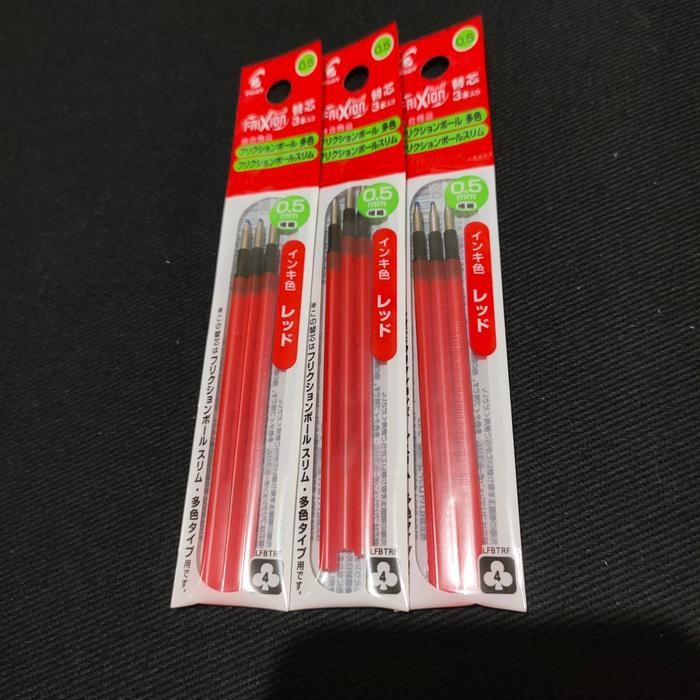 

No.OneBest- Pilot Frixion Refill Isi Bolpen Frixion 0.5 isi 3 ALL HITAM / BIRU