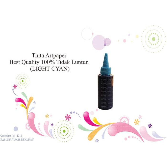 

No.OneBest- Tinta Artpaper Best Quality 100% Tidak Luntur. (LIGHT CYAN)