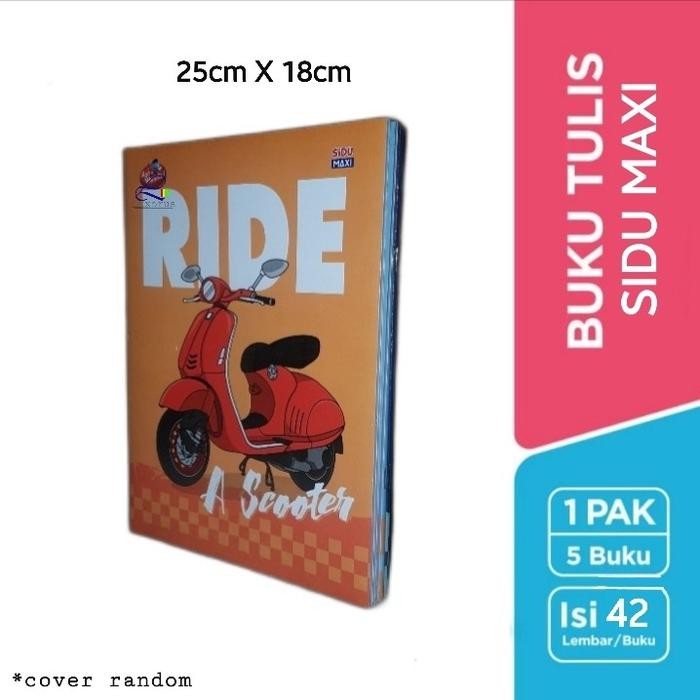 

No.OneBest- TBMO BUKU TULIS EB 42 MAXI ISI 5PCS SIDU