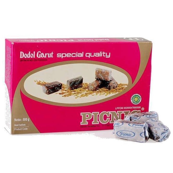 

Cemal Cemil Makyus Dodol Classic Picnic Original / Dodol Garut Picnic 500Gr / Dodol Khas Garut