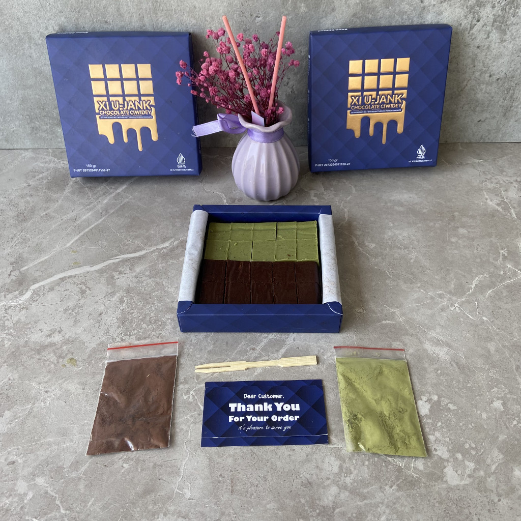 

Cemal Cemil Makyus Xiujank Nama Mix Matcha Dark Chocolate
