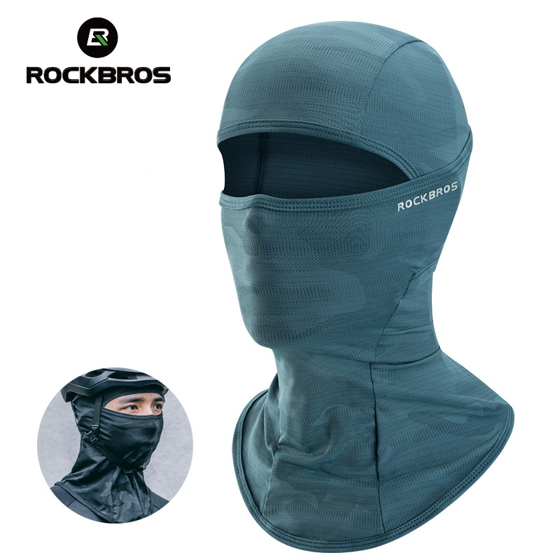 Rockbros Full Face Mask Uv Sun Protection Cycling Mask Summer Balaclava Hat Bike Scarf Breathable