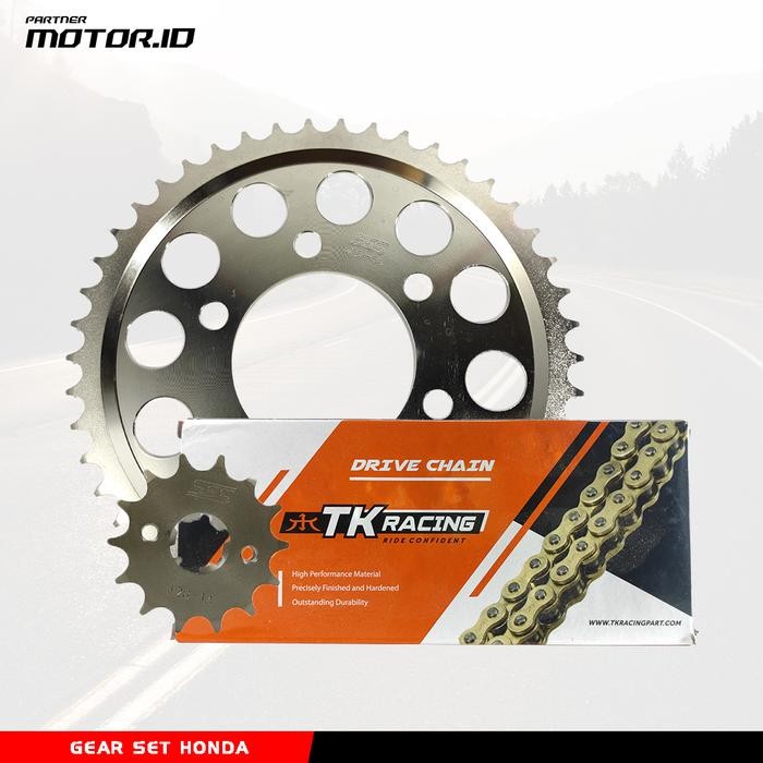 Gear Set Sss New Cb150R / Cbr150R Rantai Tk Racing Gold 428