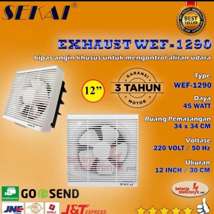 Froze- Exhaust fan dinding Sekai 12 inch