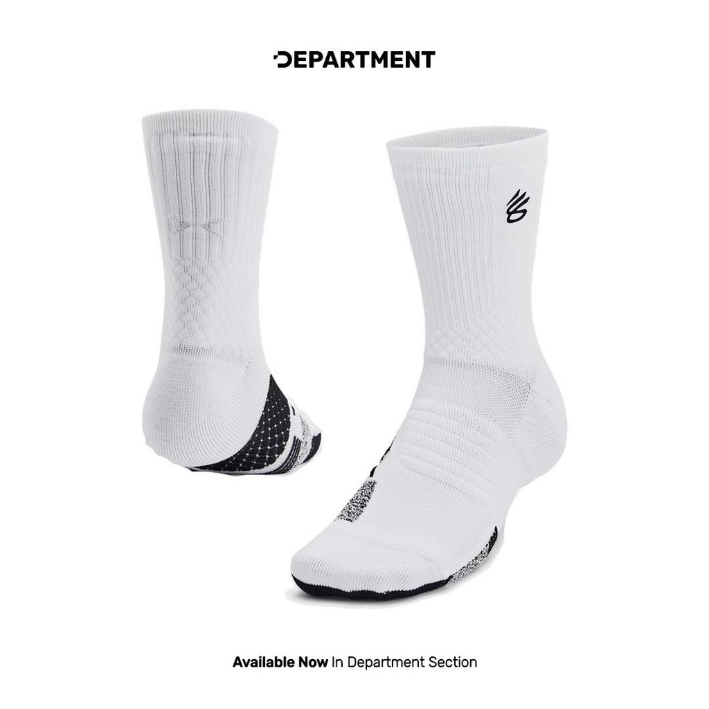 UNDER ARMOUR Kaos Kaki CURRY ARMOURDRY PLAYMAKER 1376231102 ORIGINAL