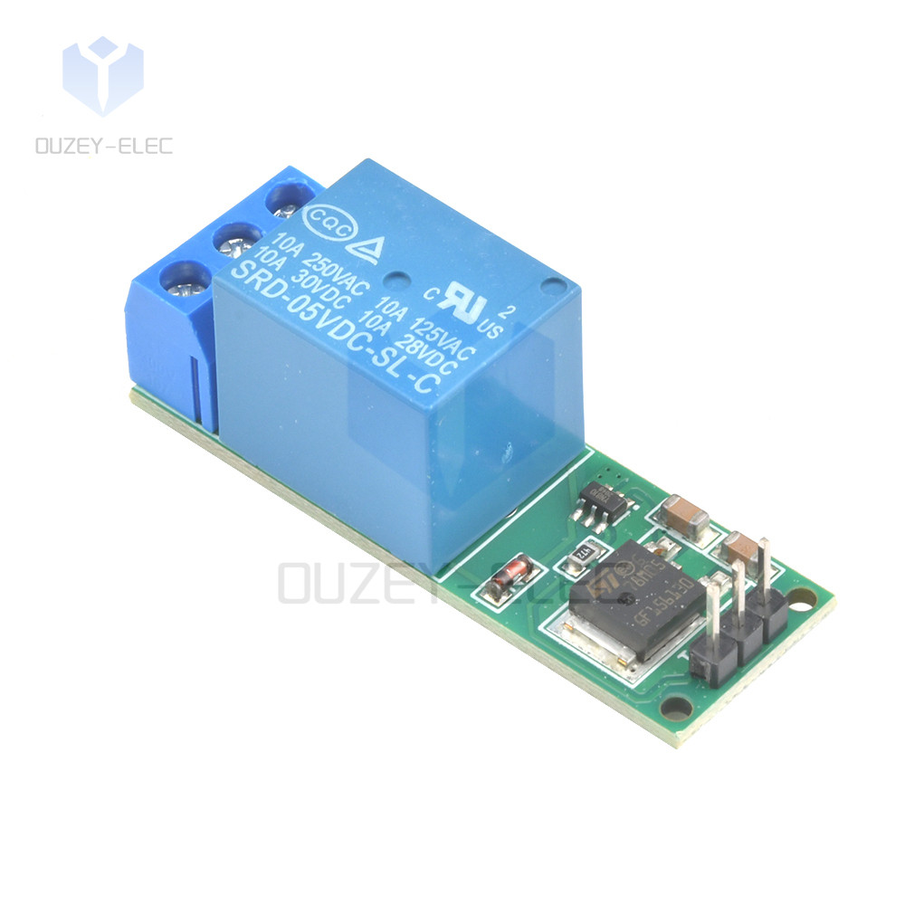 6-24V Self-locking Relay Bistable Relay Module PNP Type Relay Module Flip-Flop Latch Relay Bistable 
