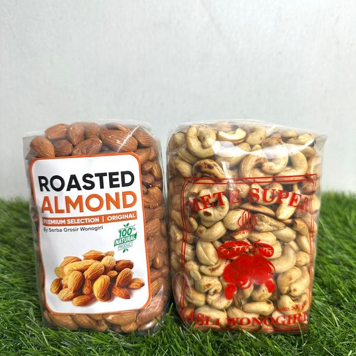 

PAKET BUNDLING 2 KACANG ALMOND + METE ASLI WONOGIRI