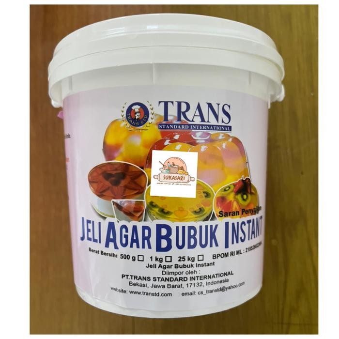 

Trans Jelly Powder 500 gram botol / bubuk premix jelly jeli