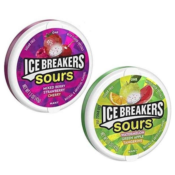 

ICE BREAKERS SOURS CANDY 2 VARIANTS 42gr