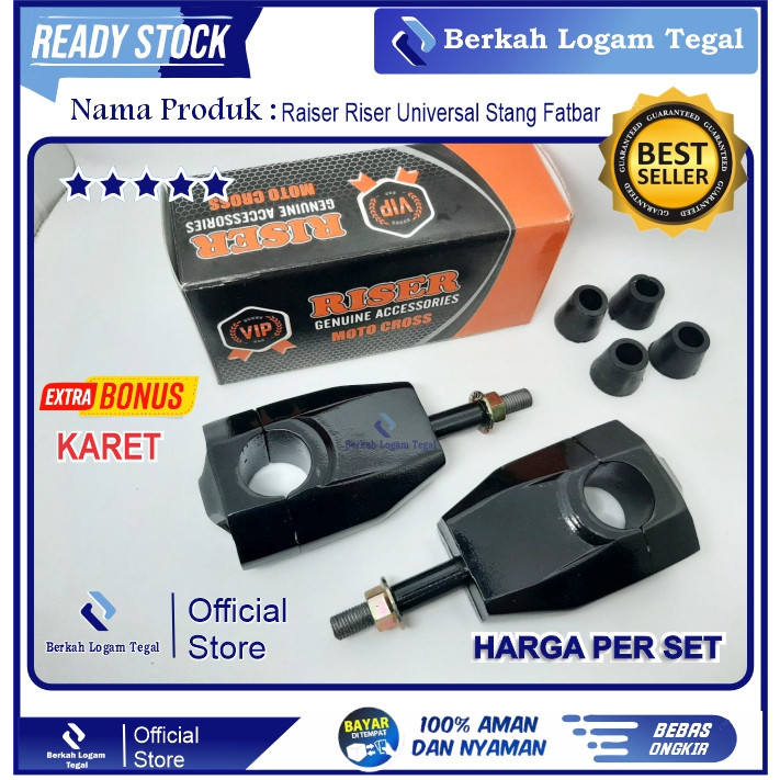 Raiser Riser Klx Bf Cbr 150 R Crf 150 L Universal Stang Fatbar Moto Cross Aksesoris Grosir
