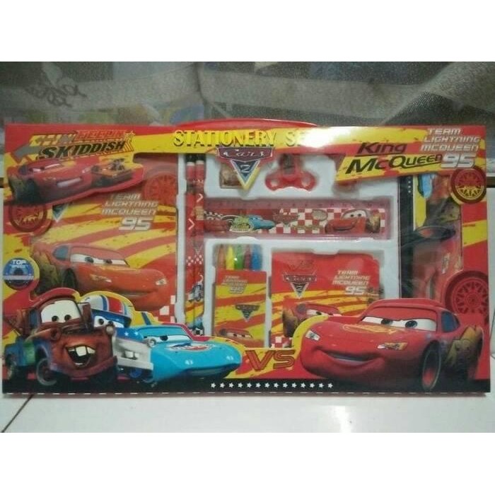 

PALING MURAH.! 1 SET PERLENGKAPAN CARS / SET TULIS KARAKTER CARS / SEKOLAH