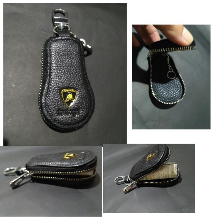 PREMIUM DOMPET KULIT STNK LABORGHINI/GANTUNGAN KUNCI KULIT LAMBORGHINI