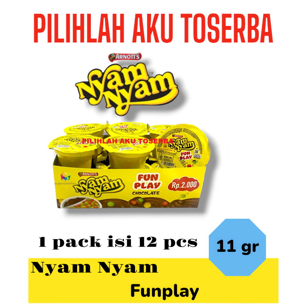 

Arnott's Nyam-Nyam FUN PLAY Bubble Puff Chocolate - ( HARGA 1 PACK )