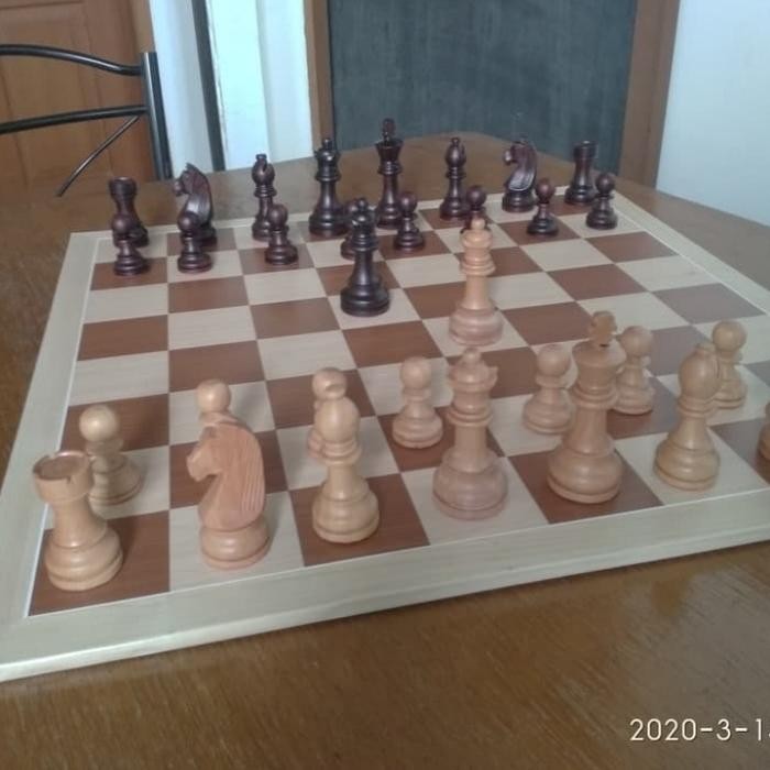 Papan catur tebal 12 mm Notasi