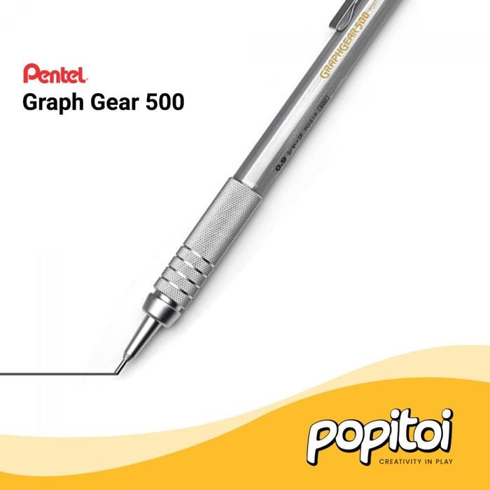 

AqibSaza Pentel Graph Gear 500 Mechanical Drafting Pencil GraphGear Pensil Mekanik