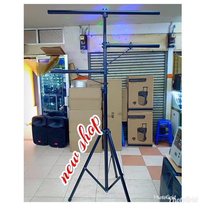 TERBARU stand lighting parled bisa gantung 6 bh parled max 4 mtr