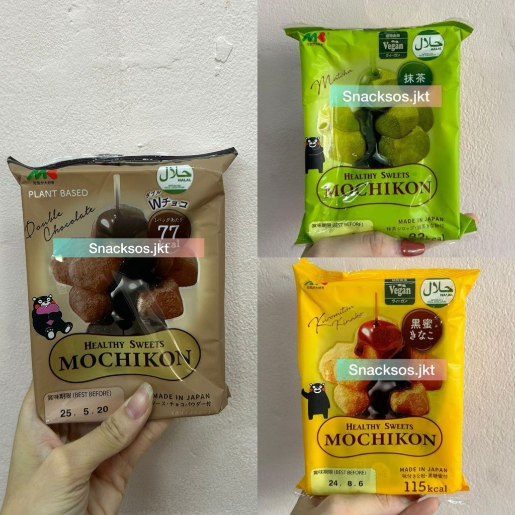 

MARUKIN MOCHIKON MATCHA / DOUBLE CHOCOLATE / BROWN SUGAR SYRUP SOYBEAN MOTCHI MOCHI JEPANG