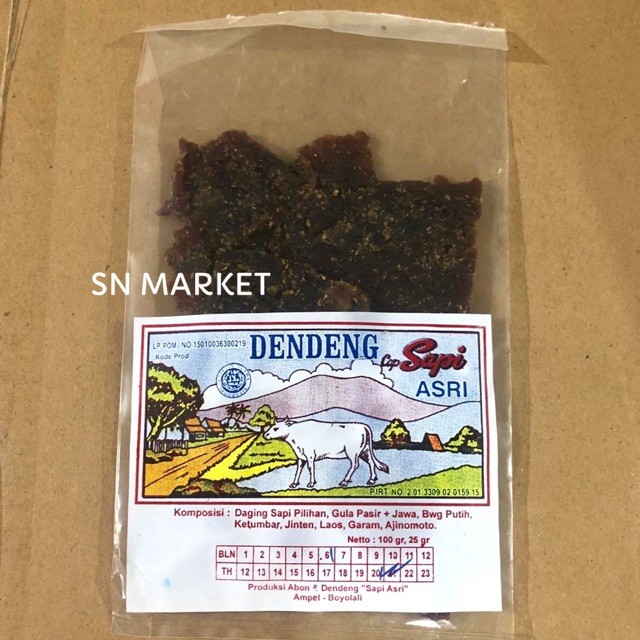 

Dendeng Sapi Cap Asri 100 gr