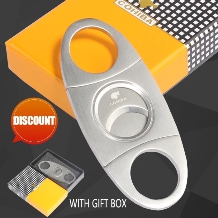 

Cohiba Cigar Cutter Stainless Steel Metal Classic