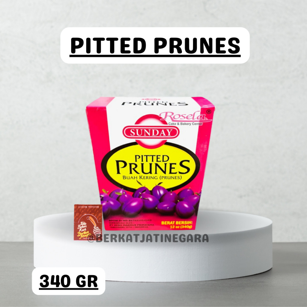 

PRUNES / BUAH PLUM KEMASAN / PITTET PRUNES / 340 GR