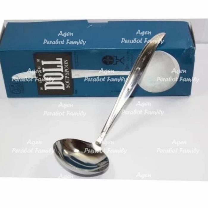 JTTOP" CENTONG SENDOK SAYUR SUPER DOLL IRUS STAINLESS STEEL PREMIUM ORIGINAL