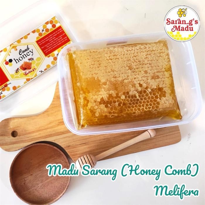 

Madu Sarang Melifera, Raw Honey Comb, Asli Berkualitas