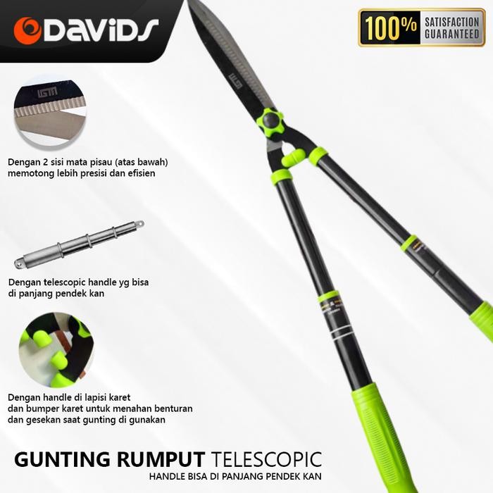 Gunting Rumput Taman Kebun Besar Tajam Pemotong Ranting Teleskopik Igm Terlaris