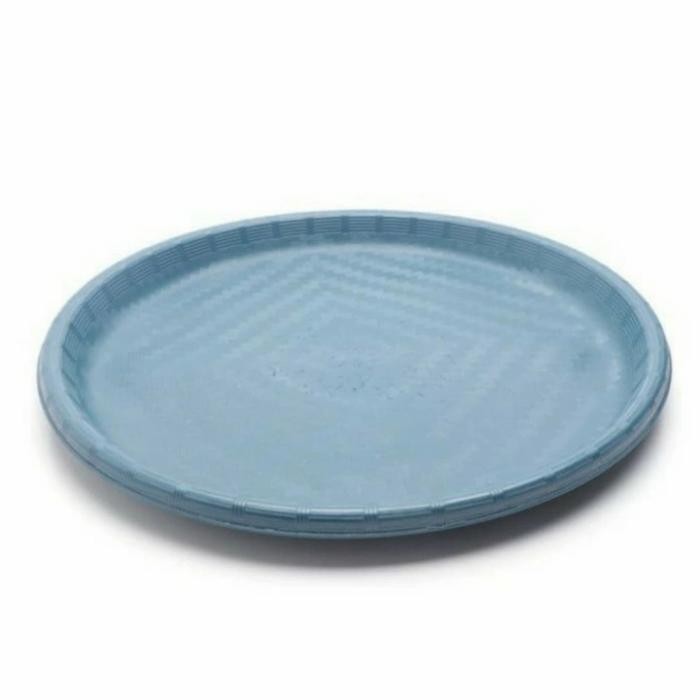 JTTOP" TAMPAH PLASTIK BESAR JUMBO 60CM TAMPAH KUE BULAT MURAH NAMPAN LOYANG BIRU HIJAU