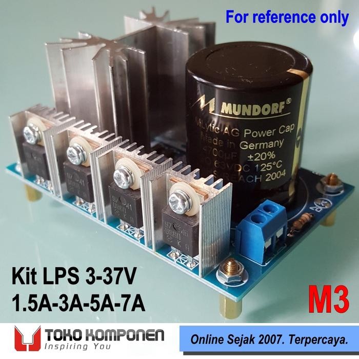 Kit Linear PSU 3V-35V 3A 5A Power Supply 5V 9V 12V 15V 24V LT1083 M3