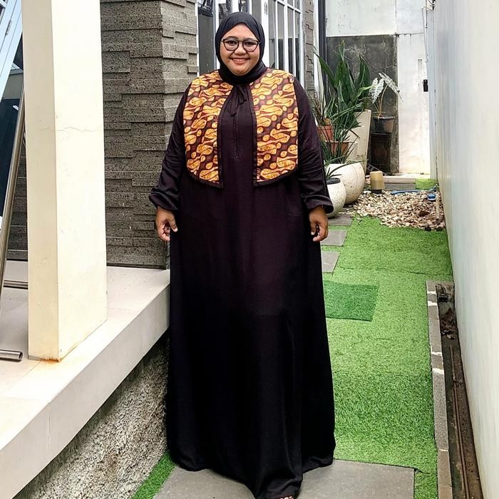 Zeba Gayatri Couple / Gamis / Koko Jumbo Ld 120 - 150 Baju Kopel Bapak Ibu Aksen Dress & Kemeja