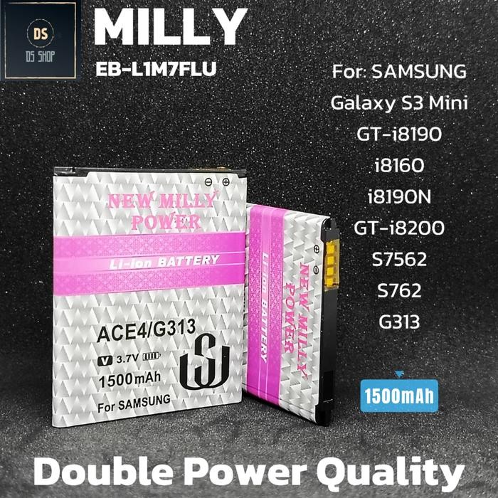 Mutu- Batre Hp Samsung Galaxy V Plus G313 Ace 3 / 4 J1 Mini Ori Double Power