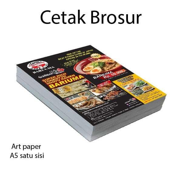 

CETAK BROSUR A5 SATU SISI, DUA SISI FULL COLOR