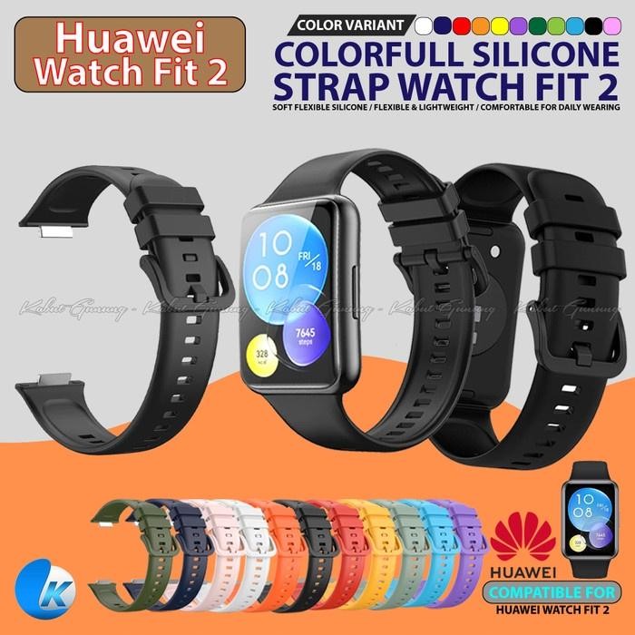 Siap- Strap Silicone Tali Smartwatch For Huawei Watch Fit 2 Strap Fit 2