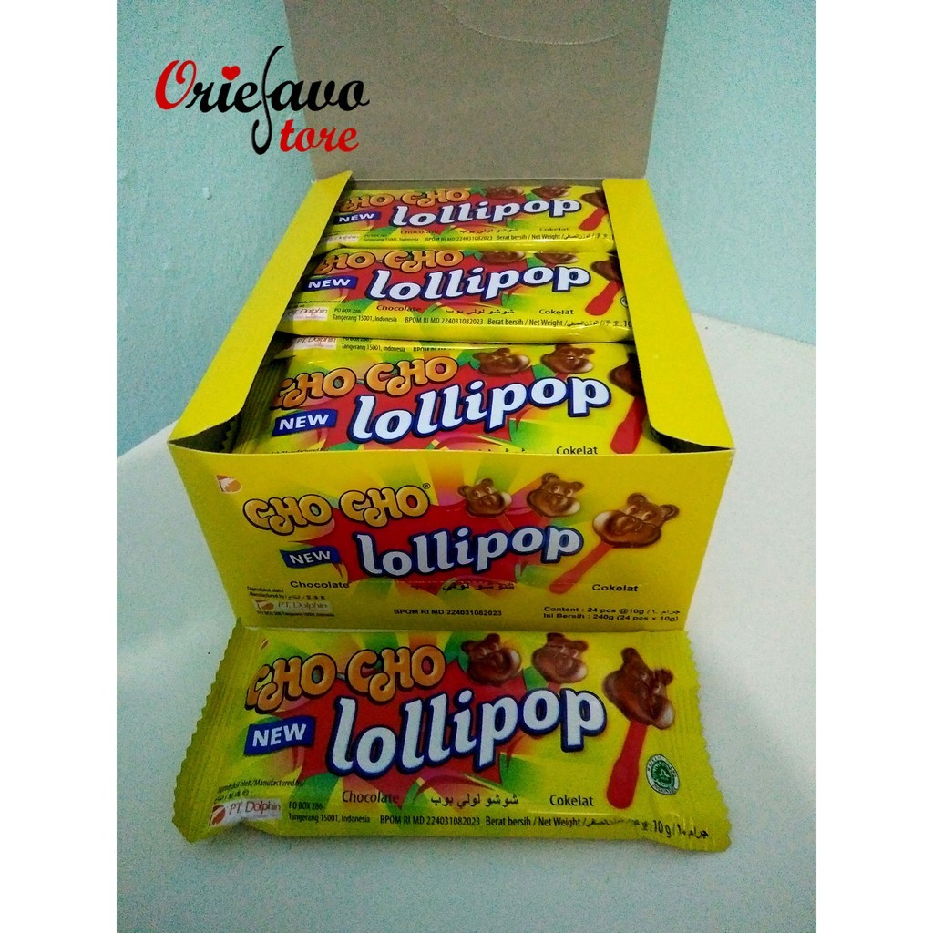 

Coklat Cho Cho Lollipop (24 Pcs)