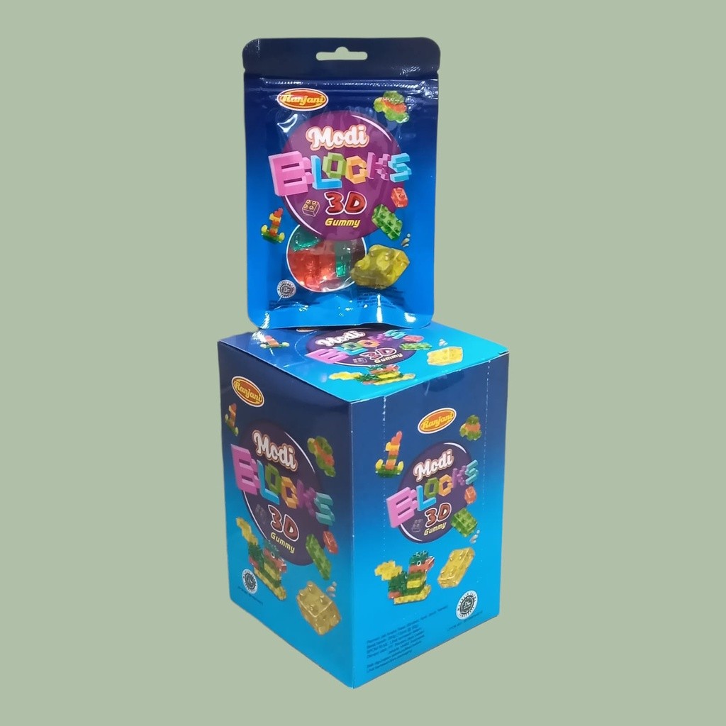 

Ranjani Modi Blocks 3D Permen Jelly [12 sachet/box]