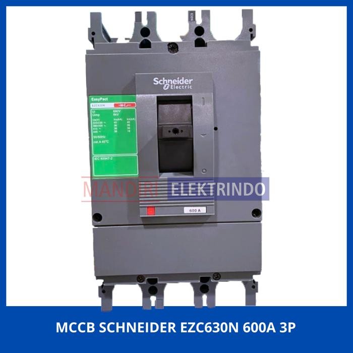 Mccb Schneider Ezc630N 3P 600A