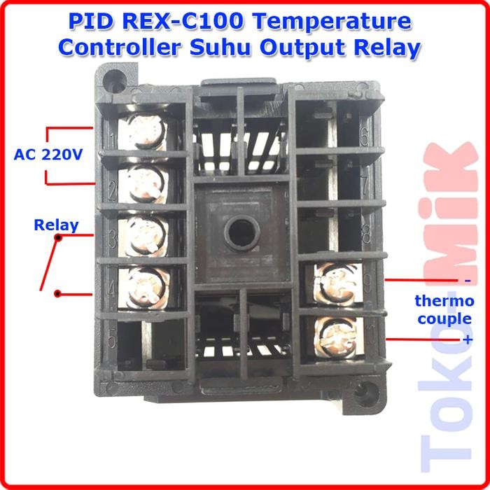 Pid Rex-C100 Rex C100 Temperature Controller Suhu Output Relay