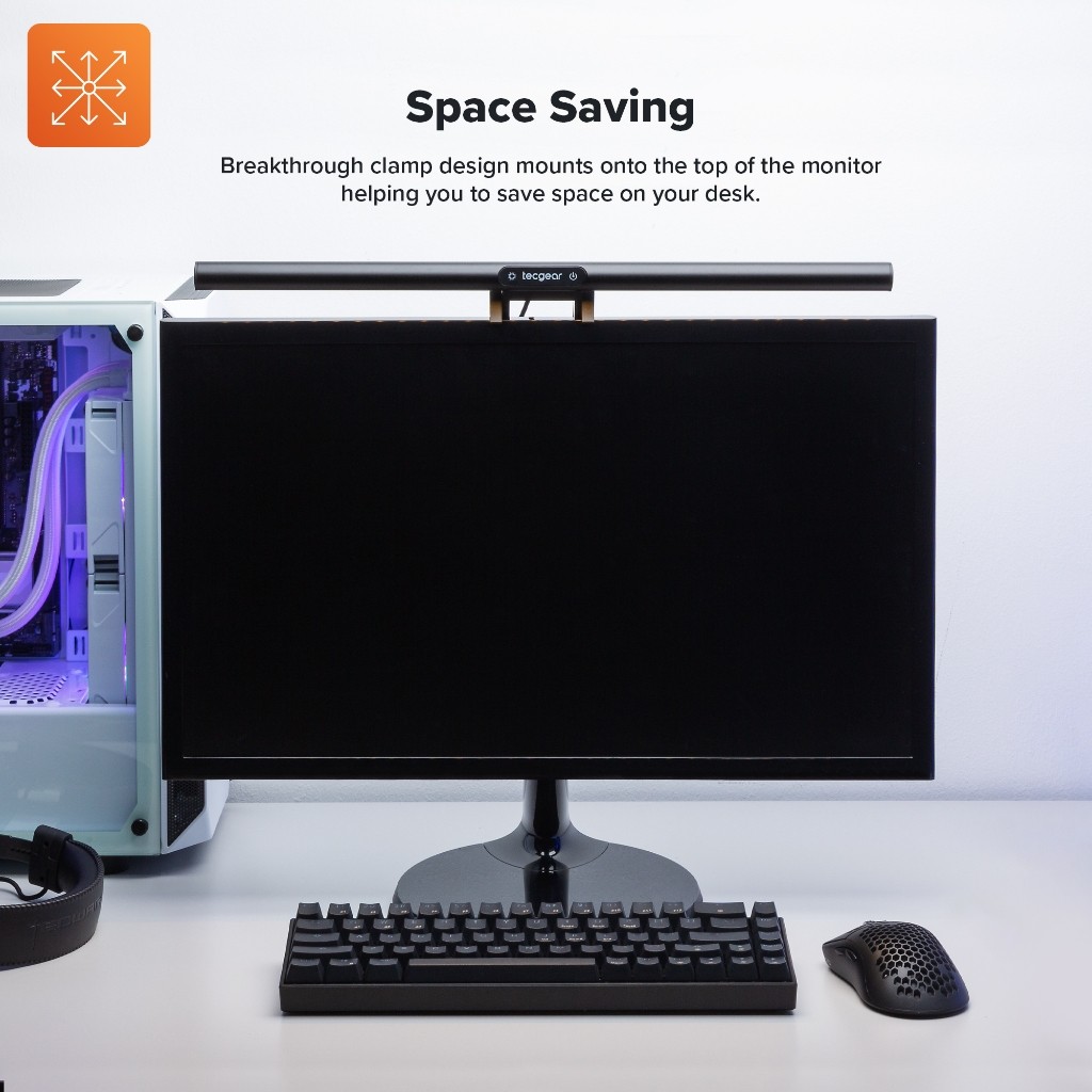 Tecgear Beam Monitor LED Screen Light Bar - Lampu Monitor