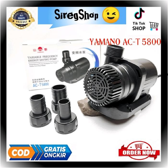 Pompa Celup Yamano AC-T / ECO 5800 Low Watt, Pompa Celup Air Aquarium/Kolam Ikan