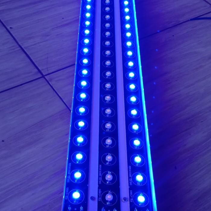 lampu taning HPL 100cm 90titik warna blue/biru