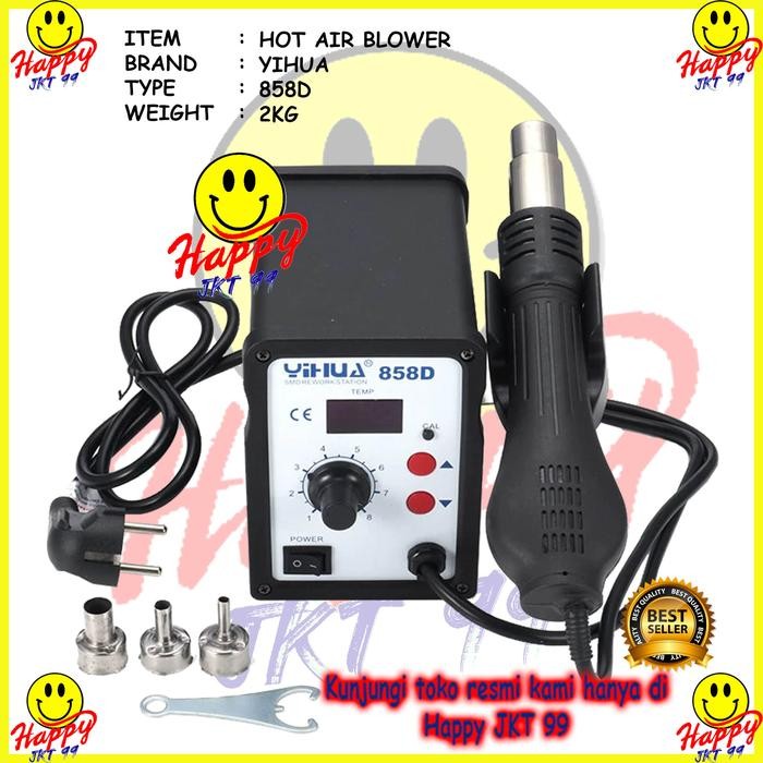 Paling Berkualitas Blower Hot Air Yihua 858D 858 D Original