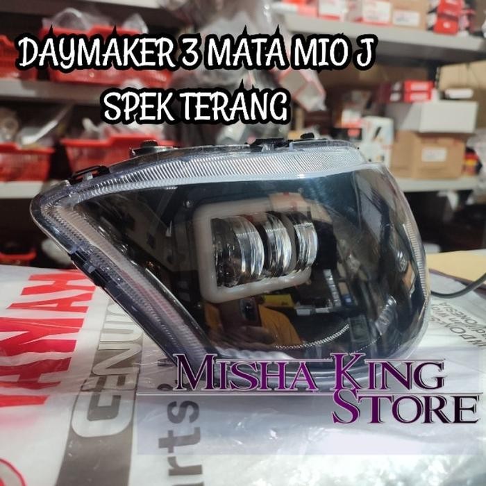 Lampu Daymaker 3 Mata Mio J Mio Gt Senja Biru Motorcycle