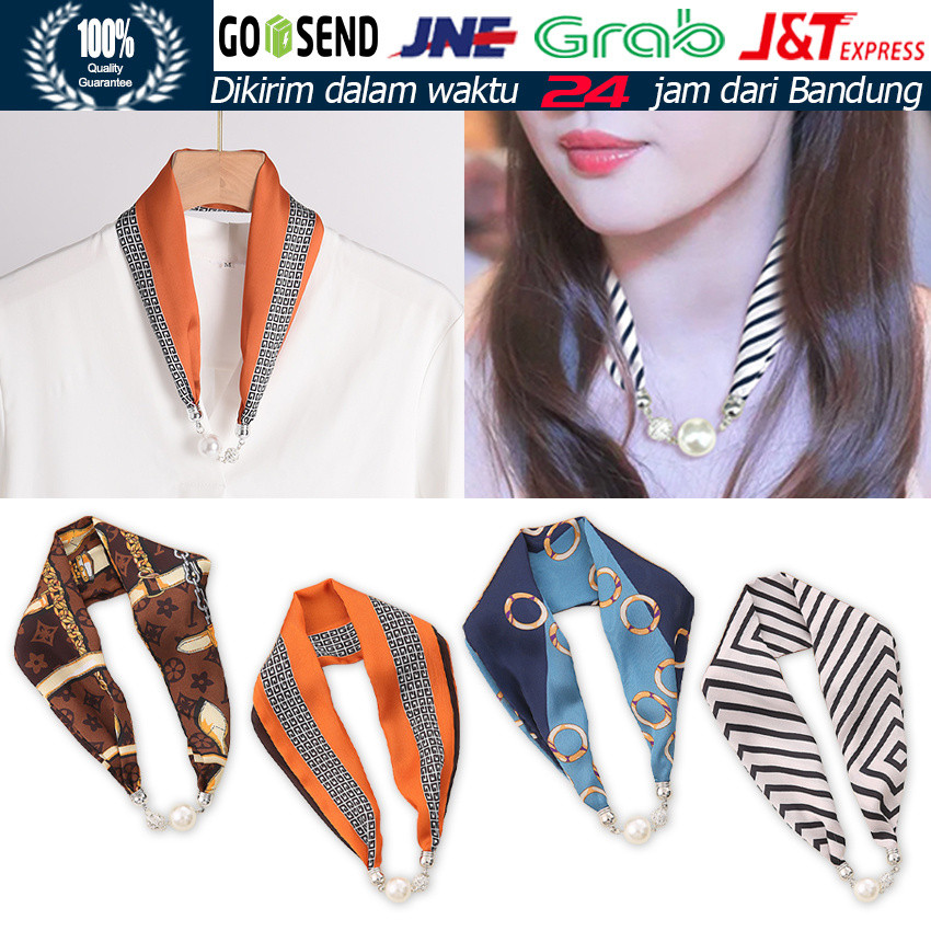 Wanita Gesper Magnetik Syal Dasi Syal / Kecil Selendang / Syal Dengan Penutup Magnetik