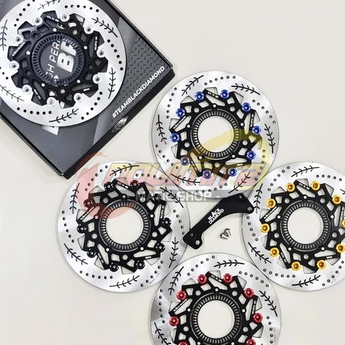 Disc Brake Black Diamond 02 Piringan Cakram Depan Floating Sensor 260Mm Honda Pcx 160 Abs
