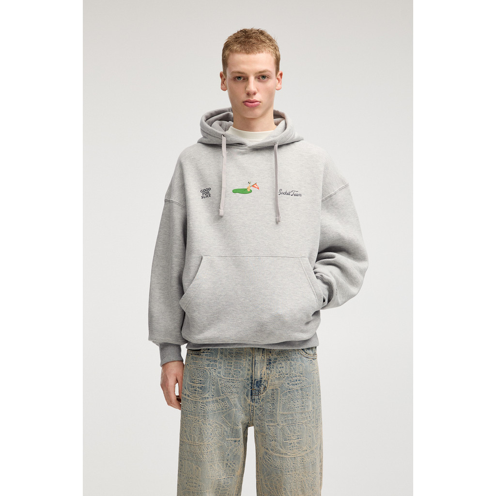 Pull&Bear Graphic print hoodie